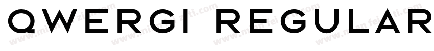 Qwergi Regular字体转换